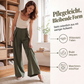 Damen Plisseehosen mit weitem Bein
