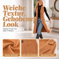 Schicke, ärmellose Longjacke für Damen mit offenem Vorderteil