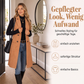 Schicke, ärmellose Longjacke für Damen mit offenem Vorderteil