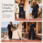 Damen-Off-Shoulder-Oberteil & Weite-Hosen-Set