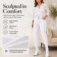 Damen Stretch Hochbund Skinny Hose