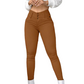 Damen Stretch Hochbund Skinny Hose