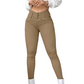 Damen Stretch Hochbund Skinny Hose