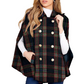 📢📢50%Rabatt!!!🎉✨Damen-Cape-Mantel im Vintage-Karomuster