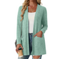 🧶 50 % RABATT – Lässige Damen-Cardigan mit offener Vorderseite & Taschen | Gemütlicher Layering-Look für jeden Tag ✨