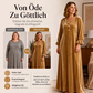 👗 50 % RABATT – Elegantes Damen Samt-Maxikleid mit Rüschenärmeln | Luxuriöser Vintage-Look für besondere Momente ✨