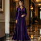 👗 50 % RABATT – Elegantes Damen Samt-Maxikleid mit Rüschenärmeln | Luxuriöser Vintage-Look für besondere Momente ✨