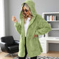 🧸 50 % RABATT – Damen Flauschige Karierte Strickjacke | Kuscheliger Komfort trifft auf zeitlosen Herbststil 🍂