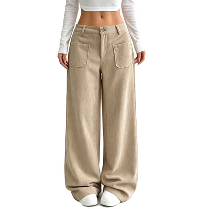 👖 50 % RABATT – Damen Weite-Bein-Hose mit lockerer Passform | Komfortabler Alltagstyle trifft auf elegante Silhouette ✨