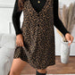 🐆50 % Rabatt！✨🛍️Leoparden-Kleid und Top im Lagenlook