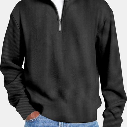 🧥 50 % RABATT – Damen Sweatshirt mit Viertelreißverschluss | Warmer Komfort trifft auf lässige Herbst-Eleganz ✨
