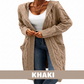 📢📢50 % Rabatt！🎉Lange Strickjacke mit Kapuze und Taschen für Damen