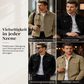 🎉Herbst-Special – 50 % Rabatt！🧥Herrenjacke aus Kunstwildleder mit Schachbrettmuster