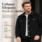 🎉Herbst-Special – 50 % Rabatt！🧥Herrenjacke aus Kunstwildleder mit Schachbrettmuster