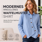 📢📢50%Rabatt!!!🎉✨Damen Strickoberteil mit Knöpfen und unregelmäßigem Saum