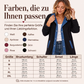 Damen-Casual-Jeansjacke im Patchwork-Stil