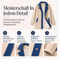 Damen-Casual-Jeansjacke im Patchwork-Stil
