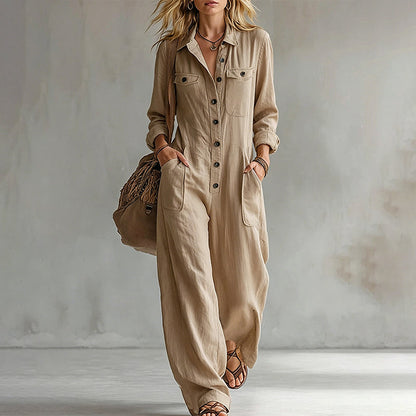 Weites Cargojumpsuit für Damen
