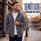 📢📢50%Rabatt!!!🎉✨Gestrickte Kapuzenstrickjacke für Herren, lässige, lockere Strickjacke mit Knöpfen, als Jacke tragbar