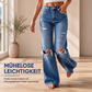 📢📢50%Rabatt!!!🎉✨Schicke hochtaillierte Damen-Jeans im Used-Look
