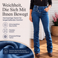 📢🎉50%Rabatt!!!🛍️✨Taillenhohe asymmetrische Crossover-Jeans für Damen