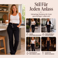📢🎉50%Rabatt!!!🛍️✨Taillenhohe asymmetrische Crossover-Jeans für Damen