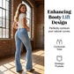 Stretch-Jeans mit hoher Taille und ausgestelltem Bein für Damen