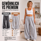 📢🎉50%Rabatt!!!🛍️✨Legere plissierte Weite-Bein-Sweathose für Damen