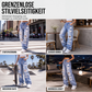 📢📢50%Rabatt!!!🎉⭐ 4,9 Sterne – nicht ohne Grund! Weite Jeans für Damen mit Rissen, Destroyed-Effekt und hoher Taille