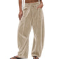 📢🎉50%Rabatt!!!🛍️✨Lässige Damen-Hose mit Kordelzug, entspannte Passform