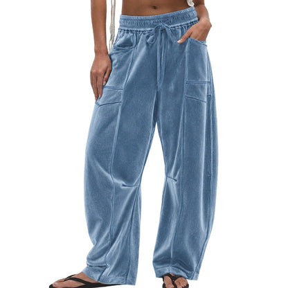 📢🎉50%Rabatt!!!🛍️✨Lässige Damen-Hose mit Kordelzug, entspannte Passform