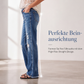 📢🎉50%Rabatt!!!🛍️✨Damen-Jeans im Used-Look mit geradem Bein