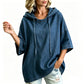 📢🎉50%Rabatt!!!🛍️✨Lässiges, lockeres Denim-Hoodie für Damen