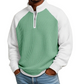 📢📢50%Rabatt!!!🎉✨Herren-Waffelstrick-Quarter-Zip-T-Shirt – Modischer Waffelstrick, praktischer Quarter-Zip & vielseitig kombinierbar – Perfekt für Alltag, Freizeit & aktive Tage – Jetzt -50%!