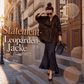 📢🎉50%Rabatt!!!🛍️✨Damen Jacke mit Leopardenprint und Reverskragen
