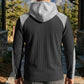 📢📢50%Rabatt!!!🎉✨Herren-Strickhoodie im Color-Block-Design, lässiger Stil