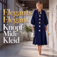 Elegantes Langarm-Strickkleid für Damen