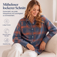 🧶 50 % RABATT | Lässig, gemütlich & vielseitig – Damen Karo-Cardigan mit Knopfleiste