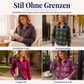 🧶 50 % RABATT | Lässig, gemütlich & vielseitig – Damen Karo-Cardigan mit Knopfleiste
