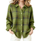 🧶 50 % RABATT | Lässig, gemütlich & vielseitig – Damen Karo-Cardigan mit Knopfleiste