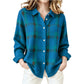 🧶 50 % RABATT | Lässig, gemütlich & vielseitig – Damen Karo-Cardigan mit Knopfleiste