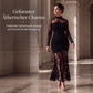 📢🎉50%Rabatt!!!🛍️✨Langärmliges Maxikleid für Damen mit Spitzeneinsatz