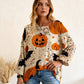 📢📢50%Rabatt!!!🎉✨Damen-Halloween-Strickpullover im lockeren Schnitt mit Fledermausärmel