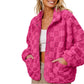 📢🎉50%Rabatt!!!🛍️✨Plüschjacke mit Karomuster und Druckknöpfen für Damen
