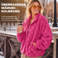 📢🎉50%Rabatt!!!🛍️✨Plüschjacke mit Karomuster und Druckknöpfen für Damen