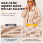📢🎉50%Rabatt!!!🛍️✨Plüschjacke mit Karomuster und Druckknöpfen für Damen