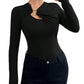 📢🎉50%Rabatt!!!🛍️✨Tailliertes Top mit Cut-Outs