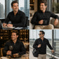 📢📢50%Rabatt!!!🎉✨Langarm-Half-Zip-T-Shirt für Herren