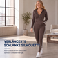 📢🎉50%Rabatt!!!🛍️✨Gestreept Damespak met Capuchon en Rits, Bestaande uit Capuchontrui en Broek