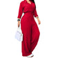 📢🎉50%Rabatt!!!🛍️✨Weitbein-Damen-Jumpsuit mit Bindegürtel